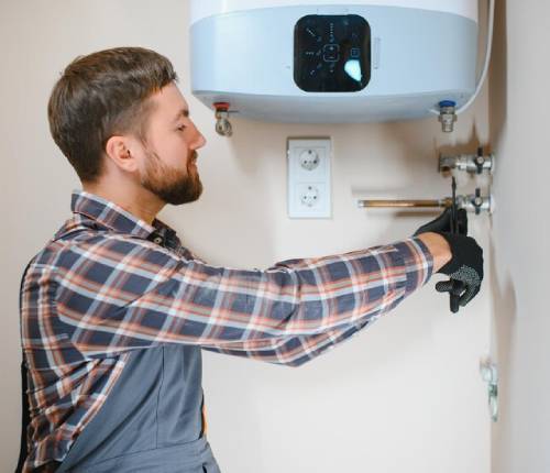 upgraded electric water heater